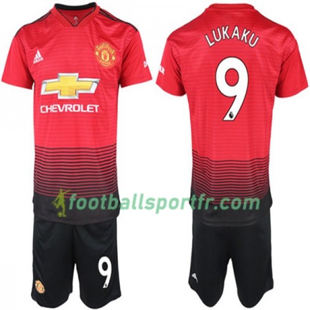Tenue Manchester United Lukaku 9 Enfant Domicile 2018-2019 Maillot de Foot
